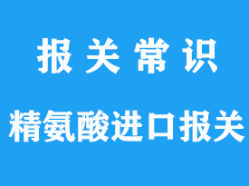 進(jìn)口精氨酸海運(yùn)到上海報(bào)關(guān)公司_通關(guān)指南