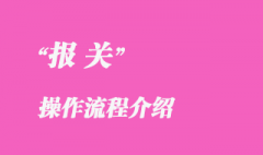 報關(guān)詳細流程介紹