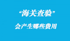海關(guān)查驗時會產(chǎn)生哪些費用