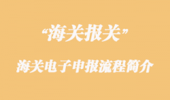 海關(guān)電子申報(bào)流程簡(jiǎn)介
