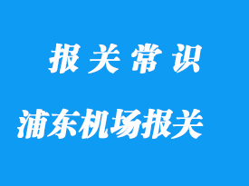 上海浦東機場報關(guān)公司哪家好_機場報關(guān)行